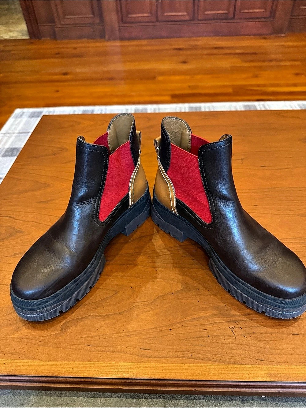 See By Chloé Mallory Chelsea Boots Color Block Boots EU 40